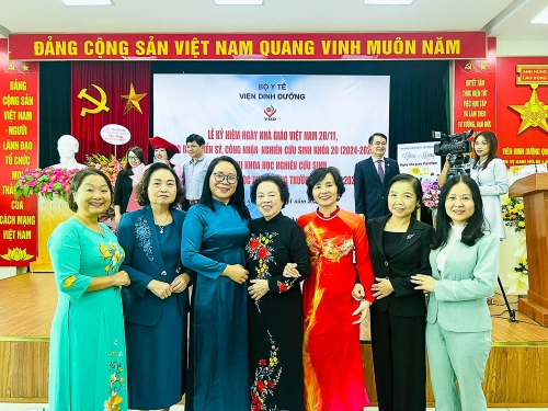 Lãnh đạo Viện NFSI dự Hội nghị khoa học thường niên Viện Dinh dưỡng Quốc gia năm 2024