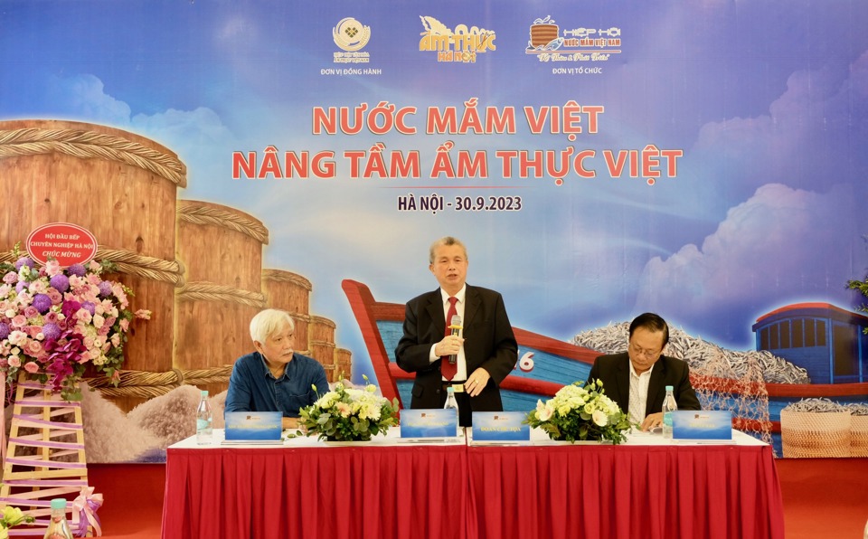 PGS.TS. Trần Đáng - Chủ tịch Hiệp hội nước mắm Việt Nam 