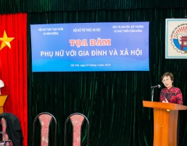 Chủ tịch Hội Nữ trí thức Hà Nội Bùi Thị An