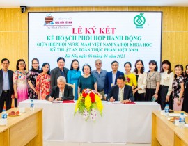 -	Hiệp hội Nước mắm Việt Nam và Hội Khoa học kỹ thuật an toàn thực phẩm Việt Nam ký kết Kế hoạch phối hợp hành động