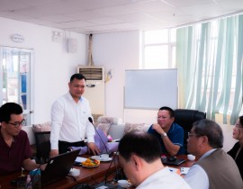 ông Nguyễn Khắc Hoàng, Trưởng Ban Kiểm soát HTX Vân Hội Xanh.